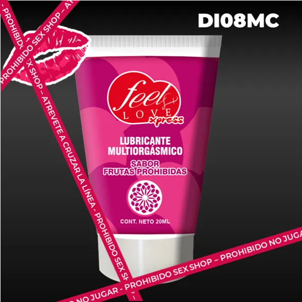 DI08MC Lubricante Feel Love MULTIORGASMICO FRUTAS PROHIBIDAS 20ml.webp