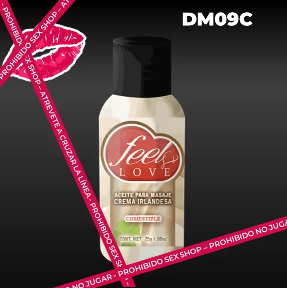 DM09C Aceite Térmico Comestible Feel Love CREMA IRLANDESA 25ml.webp