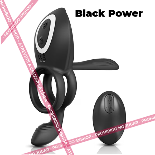 Anillo Vibrador Black Power